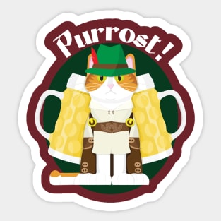 Purrost! Sticker